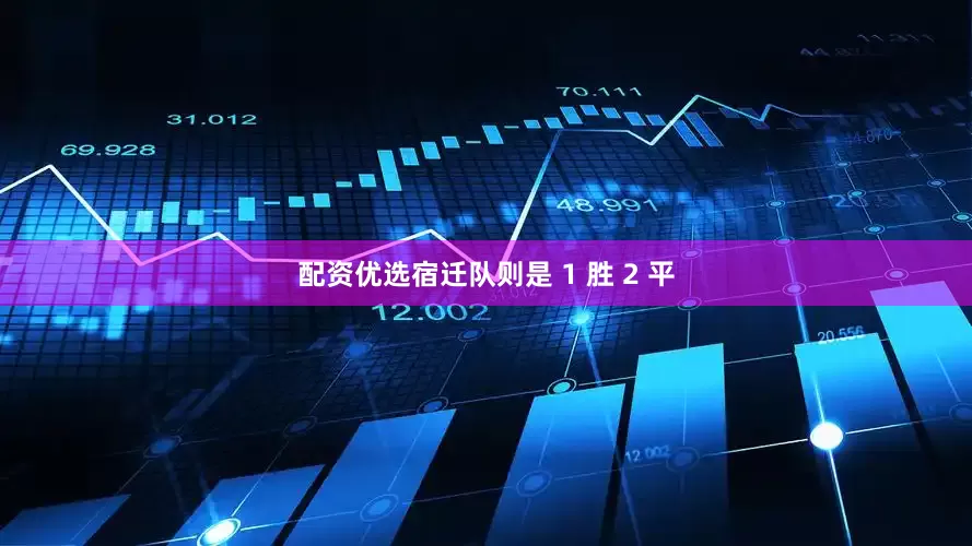配资优选宿迁队则是 1 胜 2 平