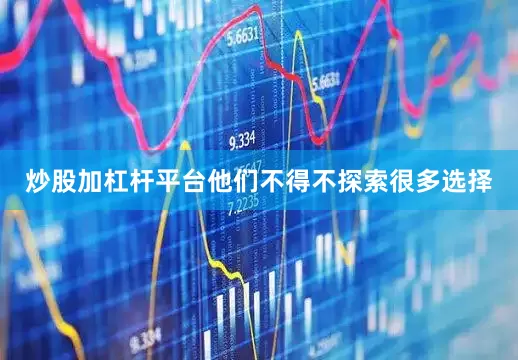 炒股加杠杆平台他们不得不探索很多选择
