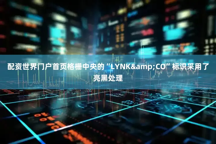 配资世界门户首页格栅中央的“LYNK&CO”标识采用了亮黑处理